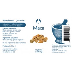 Maca 50 gélules x 600 mg